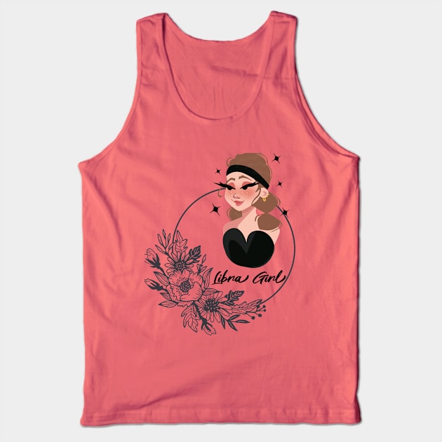 Libra Girl Tank Top by AirshipRebekah